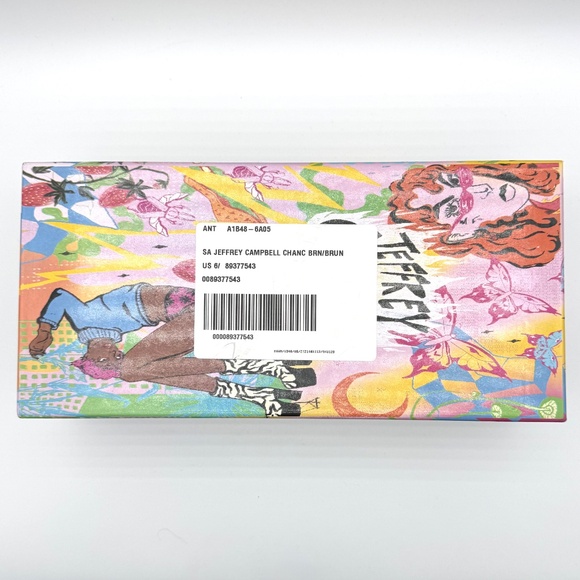 NIB JEFFREY CAMPBELL Chance Slingback Thong Sandals Women's Size 6 Brown Gold - Picture 12 of 12